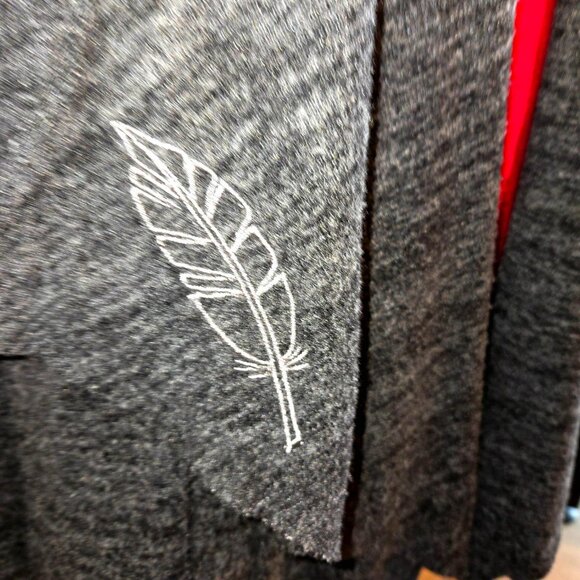 Torrid Her Universe Disney Maleficent 2 Grey Feather Drape Cardigan 0 Large 12 - Picture 7 of 11